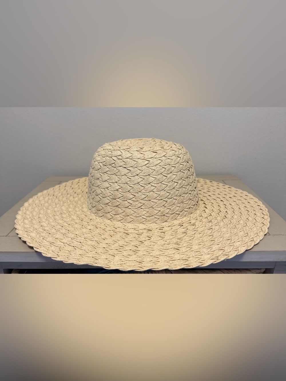 Straw Wide Brim Sun Hat Sun N Sand Boho Cottagecore Woven Beach Fedora One Size